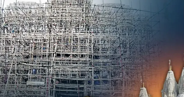 Durga Puja 2026: 90-Ft US Swaminarayan Temple-Style Arch at Daruthenga, Bhubaneswar