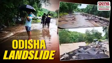 Continuous rainfall over the past two days triggered a landslide on Balibada Ghati road in Mohana block 