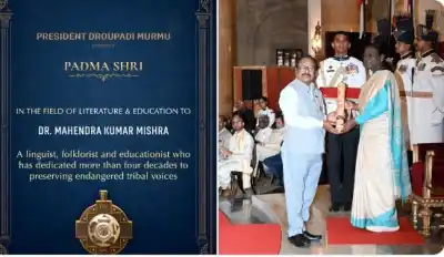 Odisha Governor congratulates Padma Shri Dr. Mahendra Kumar Mishra