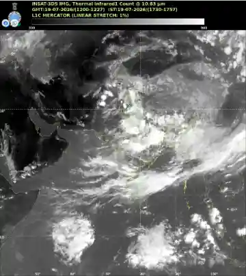 Monsoon Satelite image - 19th July 2026