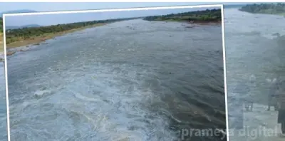 The Subarnarekha's danger level is 10.36 metres, while the Budhabalanga and Jalka have danger marks of 8.13 metres and 6.50 metres, respectively. By evening, the rivers were flowing at 11.30 metres, 6.80 metres and 6.52 metres.