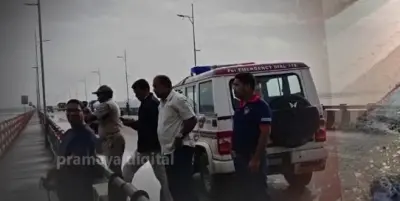 A youth from Jatani has gone missing after allegedly jumping into the Kathajodi River from Subhash Setu in Cuttack on Saturday morning, triggering a search operation by police and fire services personnel.