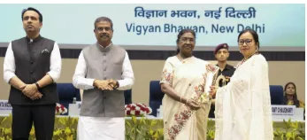 President Murmu recognizes 45 teachers with national teacher awards