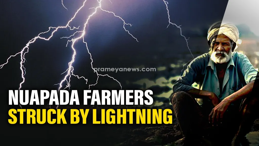 Lightning strike claims one life, Injures another in Nuapada