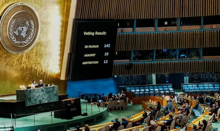 India Joins Global Majority in UN Vote on Palestine Defying US and Israeli Position