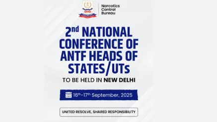 Second anti-narcotics task force conference set to begin tomorrow in New Delhi, focus on drug free Bharat