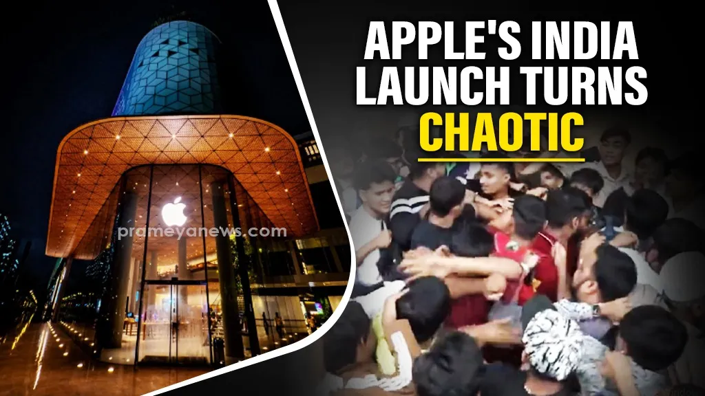 iPhone Frenzy Hits India Buyers Queue Overnight, Scuffles Break Out at Apple Stores