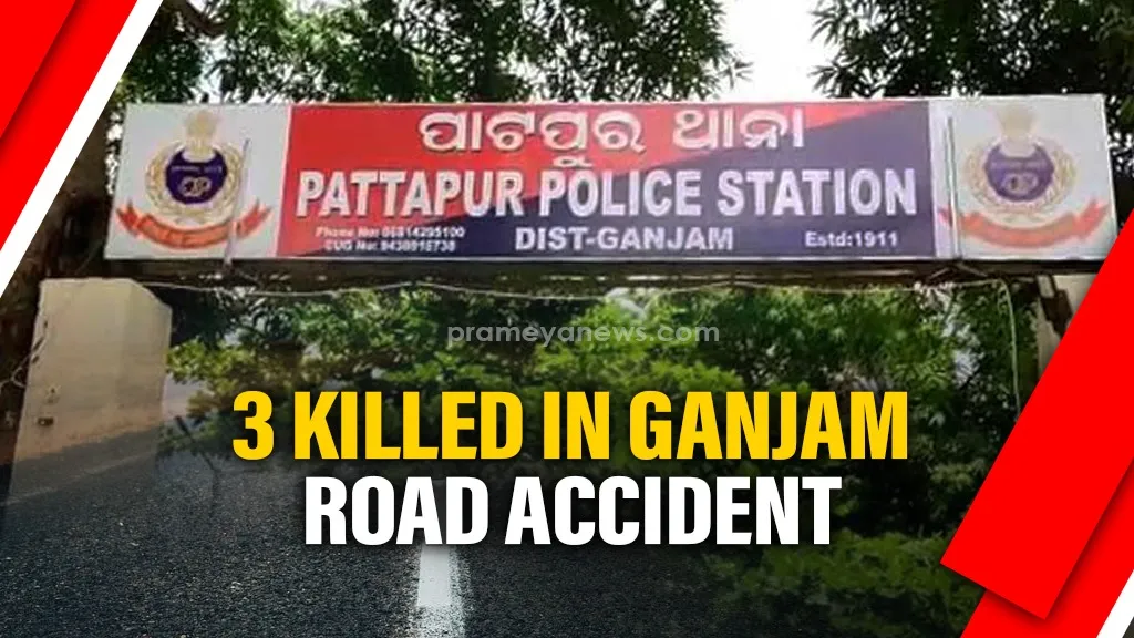 Three killed in tragic road accident in Ganjam's Patapur