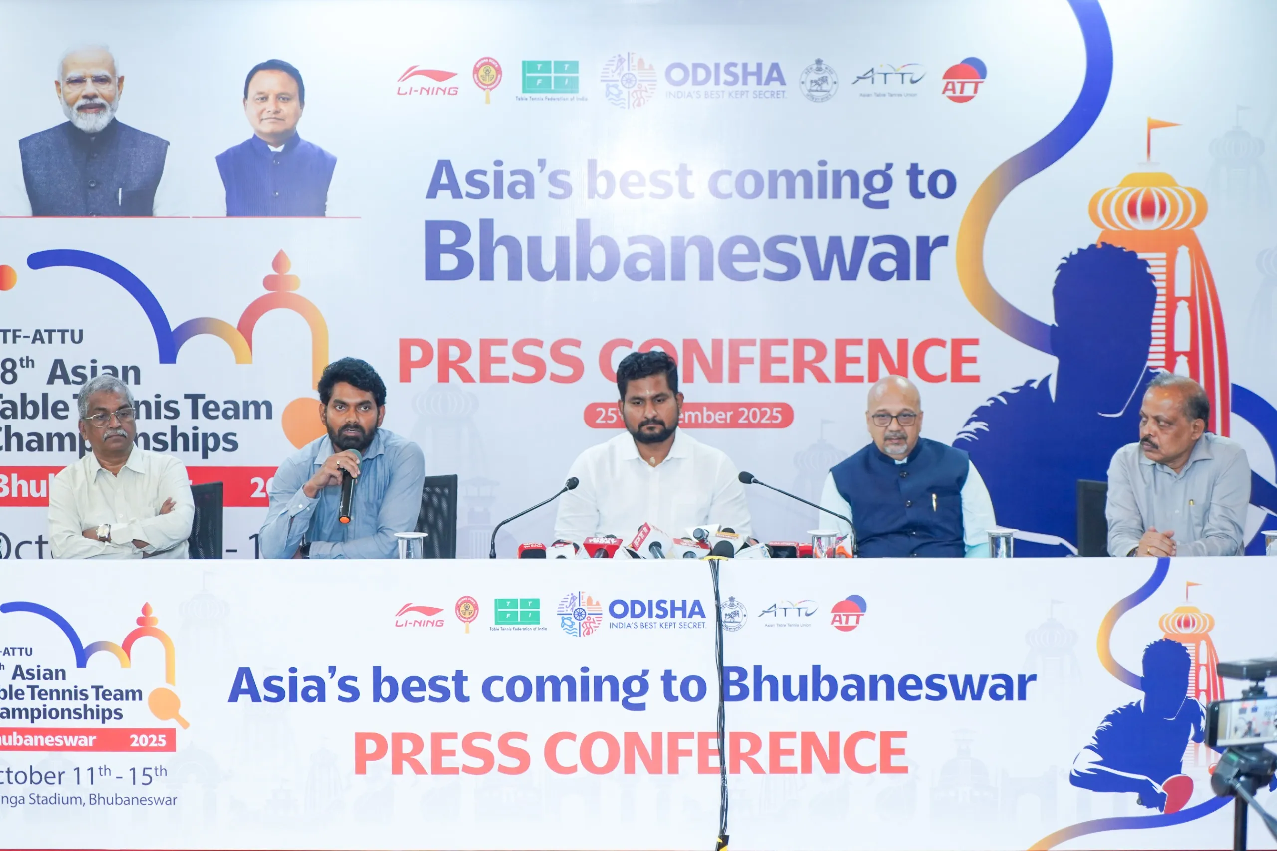 Odisha to host Asian Table Tennis Team Championships in Kalinga Stadium: 22 nations to represent