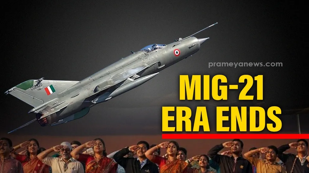 MiG-21 Fighter Jets Retirement Marked with Grand Flypast and Ceremony