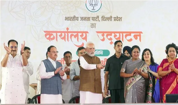 PM Modi inaugurates Delhi BJP’s new office

