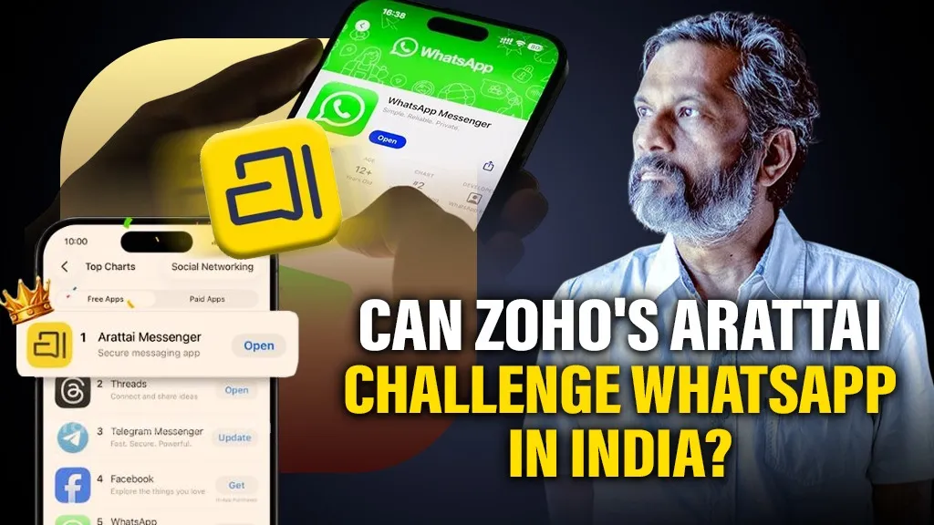Zoho's Vembu Takes on WhatsApp Monopoly with New Open Alternative Arattai