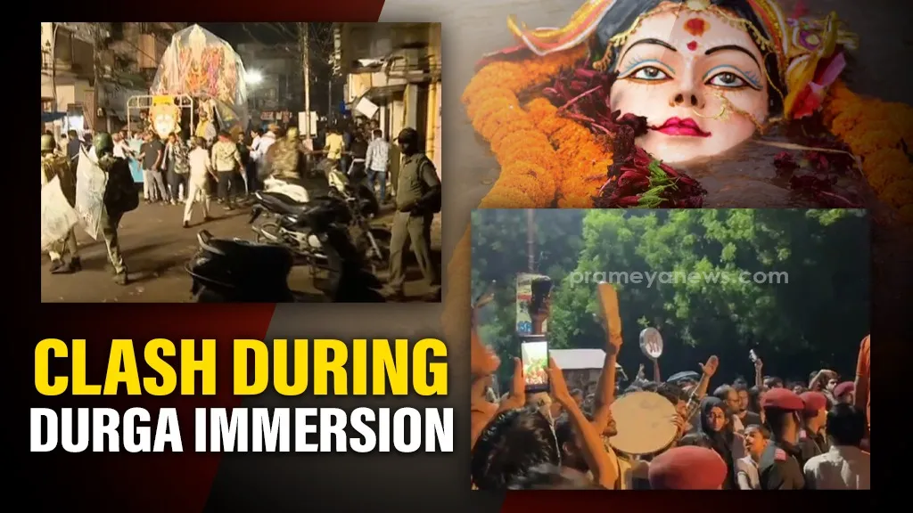 Clash during Durga immersion procession in Cuttack injures six, including DCP