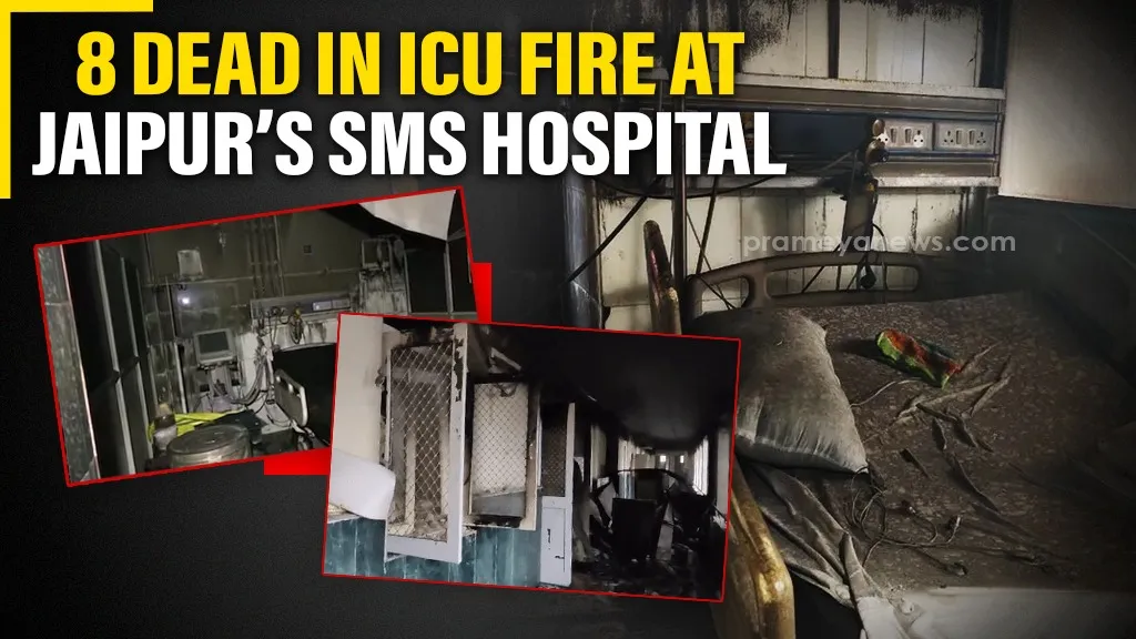 Eight killed as massive fire breaks out in trauma centre ICU at Jaipur’s SMS Hospital