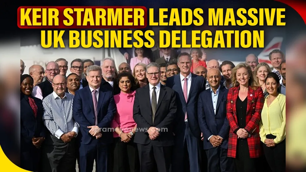 UK Prime Minister Keir Starmer Leads Massive UK Business Delegation to New Delhi