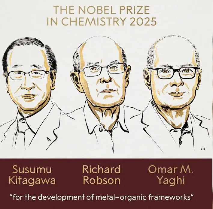 Trio Wins Chemistry Nobel for Designing "Molecular Rooms"