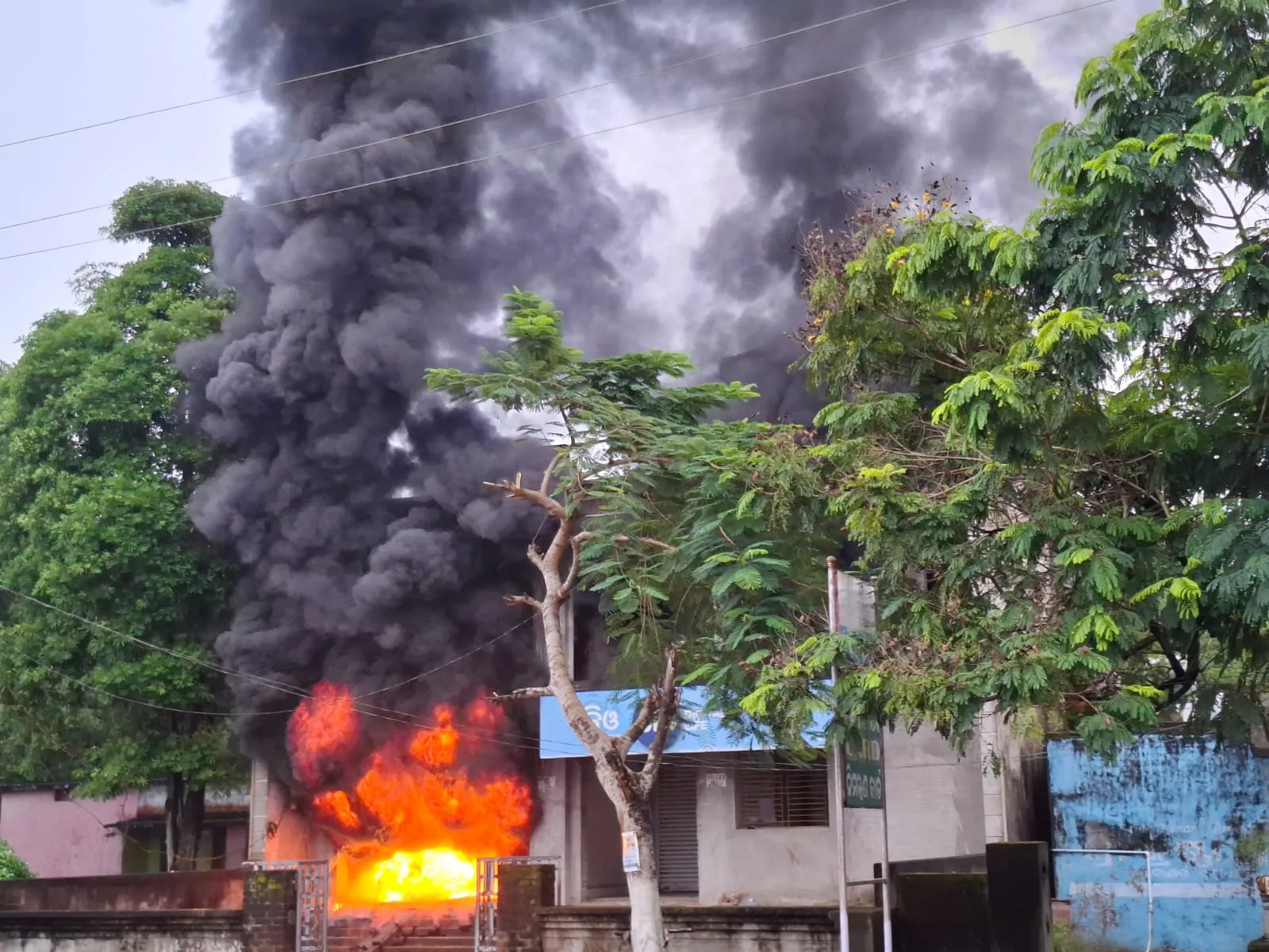 E-bike showroom in Konark turns into ashes as battery blasts

