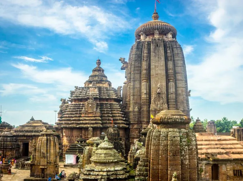 Lightning strike damages flag, CCTV cameras, and electrical fixtures at Lingaraj Temple in Bhubaneswar