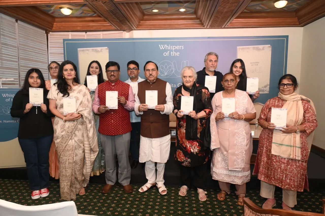 Dr. Namrita Chahal’s debut book ‘Whispers of the Soul’ released ahead of World Mental Health Day

