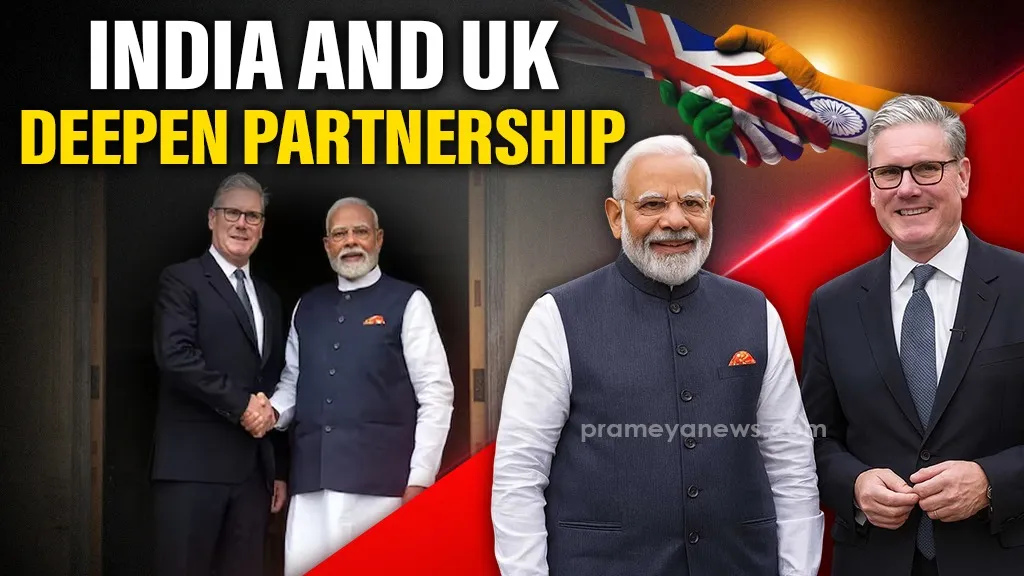 Vision 2035 Roadmap Central to PM Modi-PM Starmer Discussions in Mumbai