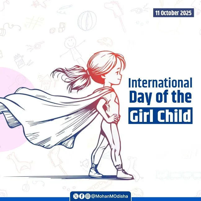International Day Of The Girl Child: Odisha CM salutes inherent strength of girls