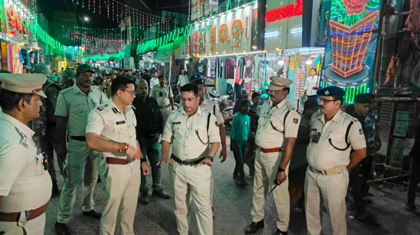 DIG Central Range reviews security arrangements for Gajalaxmi Puja in Odisha’s Kendrapara
