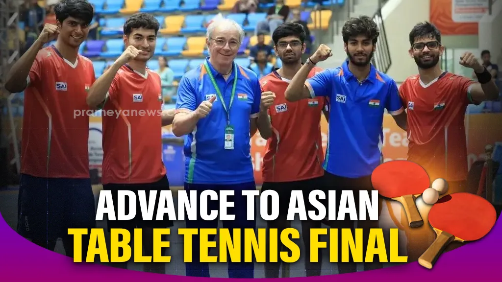 Champions tested, but survive to reach the final of Asian Table Tennis Team Championships
