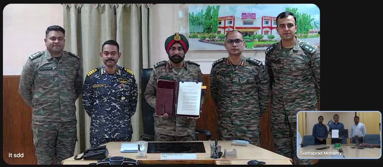 IIT Bhubaneswar and Army’s SDD sign MoU to collaborate on advanced research in AI
