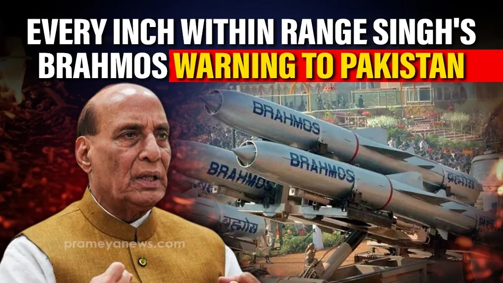 Defence Minister Issues Stern Warning to Pakistan with New BrahMos Milestone