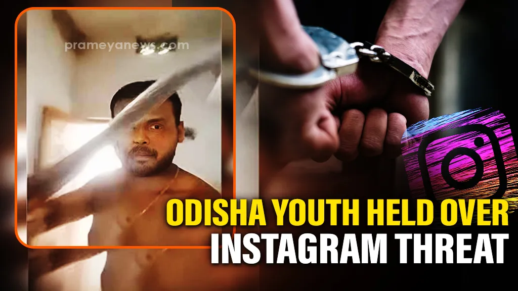 Odisha: Youth arrested for brandishing sword, posting threatening video on Instagram