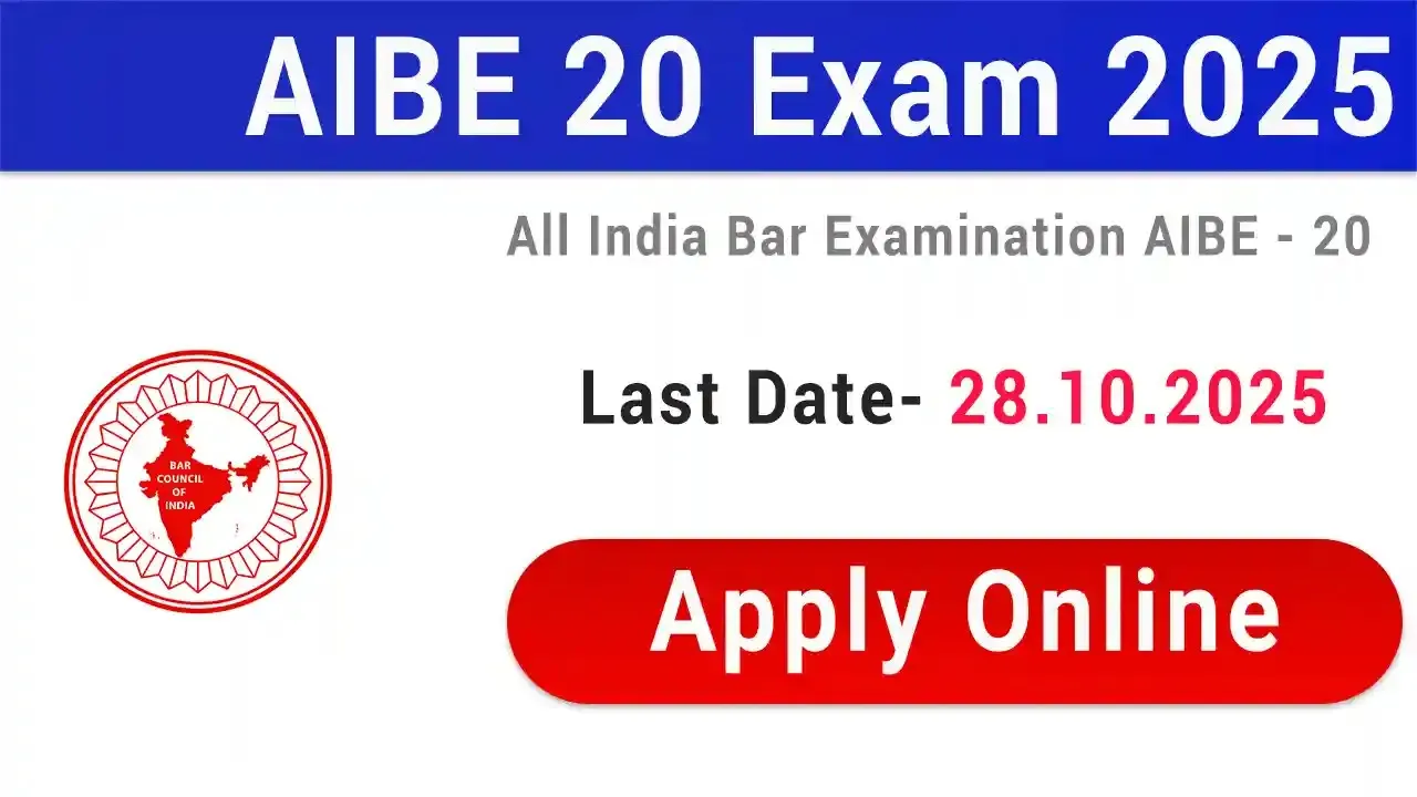 Final Call for Aspiring Lawyers as AIBE 20 Registration Window Shuts Today