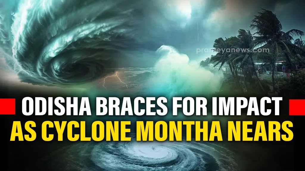 Cyclone Montha's Fury To Lash Odisha Coast With Heavy Downpours And Strong Winds
