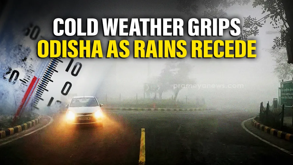 Cold weather sets in across Odisha as rainfall subsides; Dry spell likely from November 2
