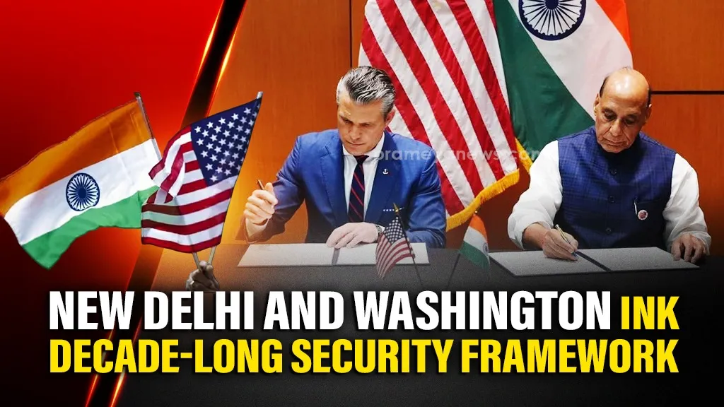 India and US Solidify Military Alliance with Landmark Ten-Year Defence Pact