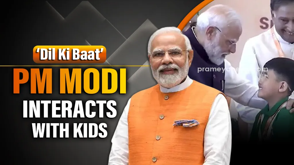 Dil Ki Baat-PM interacts with children, wishes their good health