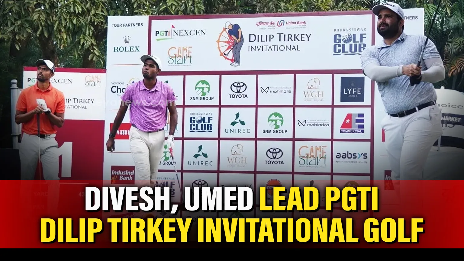Divesh, Umed jointly leads in PGTI Dilip Tirkey Invitational Golf
