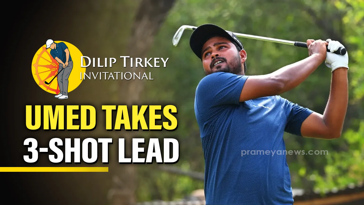 Umed races into three-shot lead in round two of Dilip Tirkey Invitational  