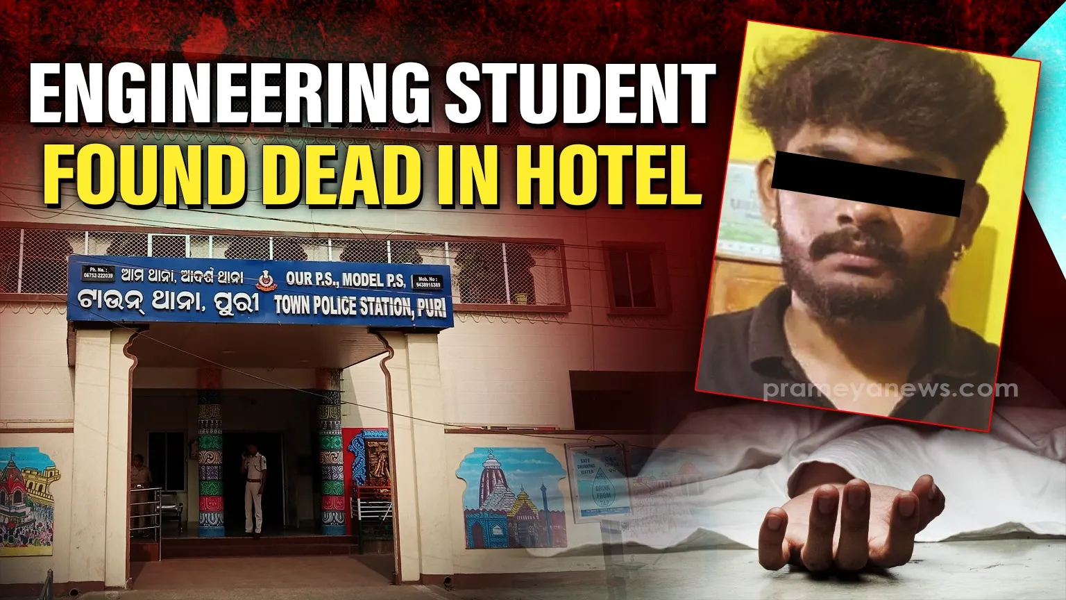 Odisha: Engineering student found dead inside hotel room in Puri