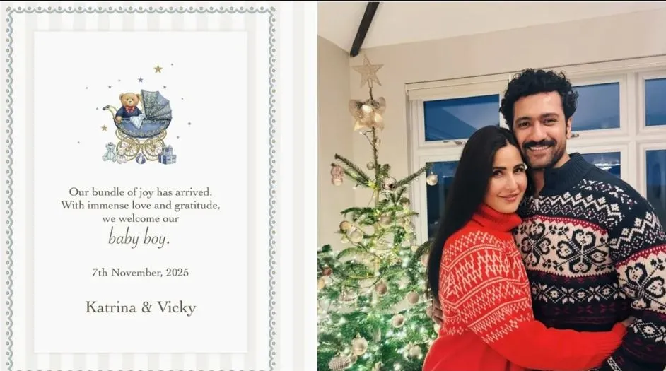 Katrina Kaif and Vicky Kaushal welcome baby boy, Announce joyful news on Instagram