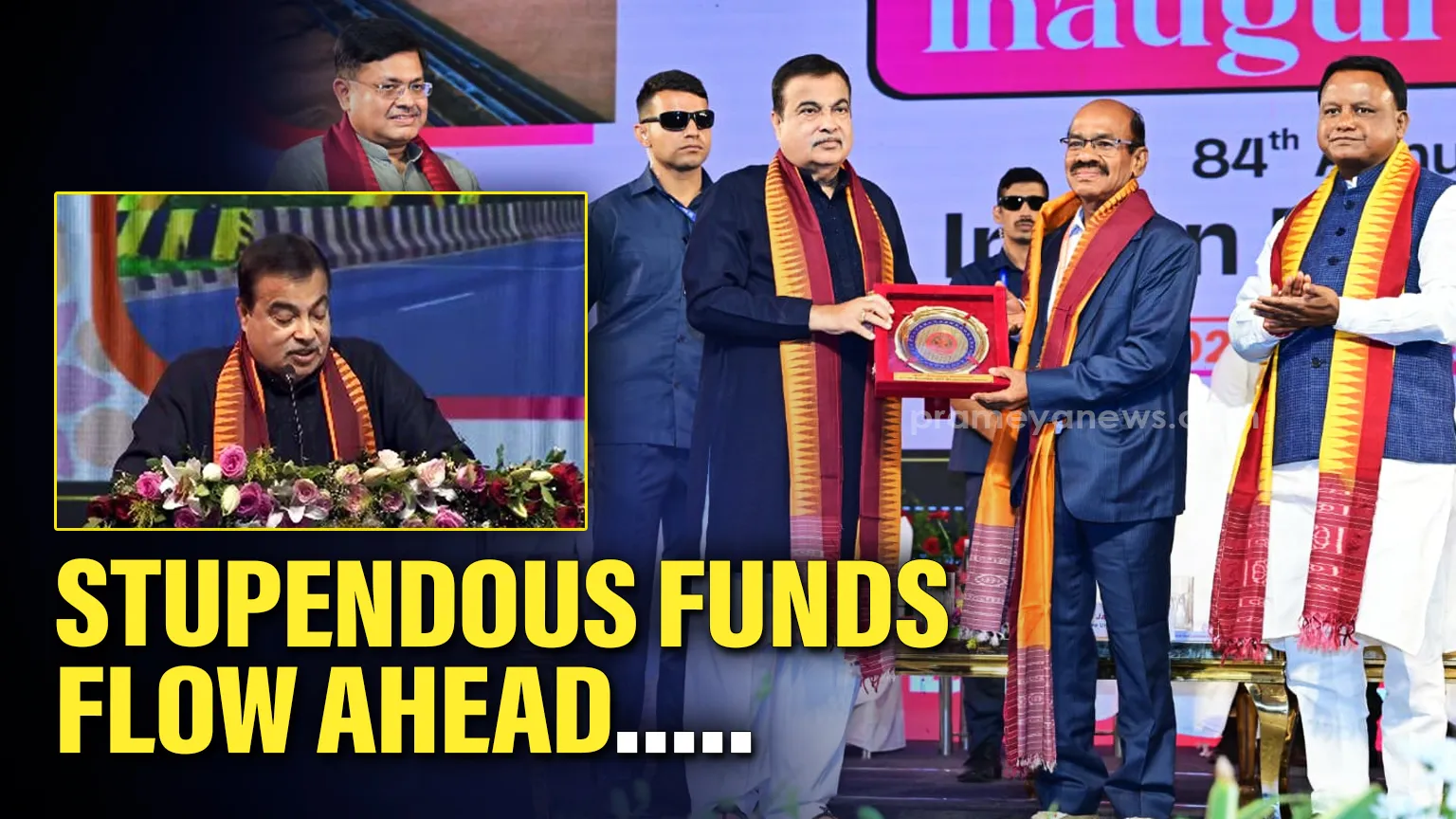 Nitin Gadkari inaugurates Indian Roads Congress in Bhubaneswar: Promises stupendous funds flow for robust road network in Odisha