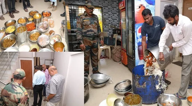 Food safety raid at Historic Baliyatra, Quintals of stale food destroyed By CMC