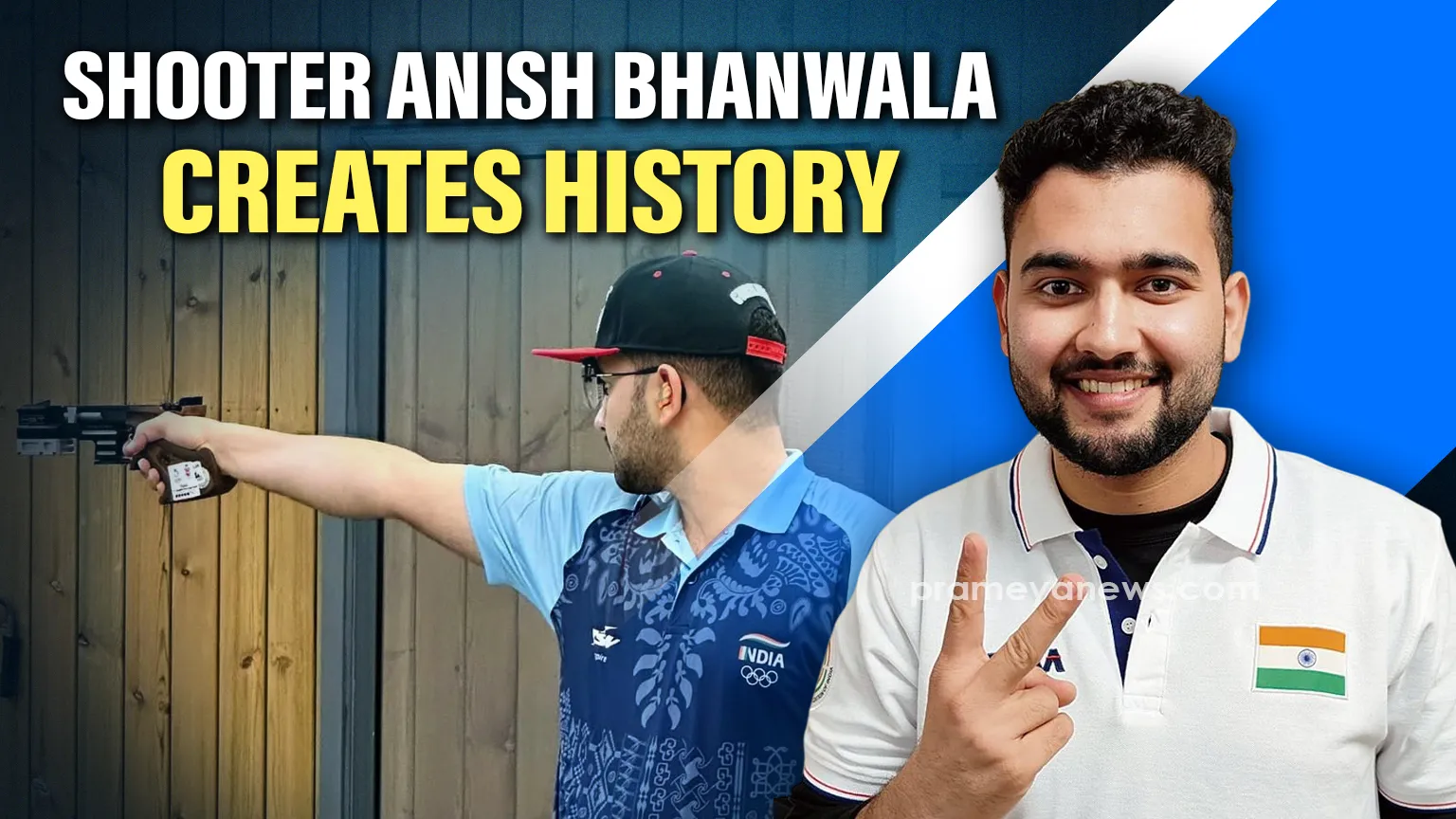 Shooter Anish Bhanwala Creates History in Cairo, Wins Silver Medal in 25m Rapid Fire Event