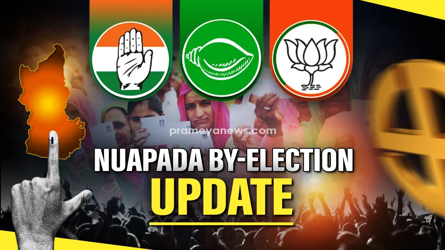 Nuapada by-election update: 32.5% of eligible voters cast ballots by 11 AM