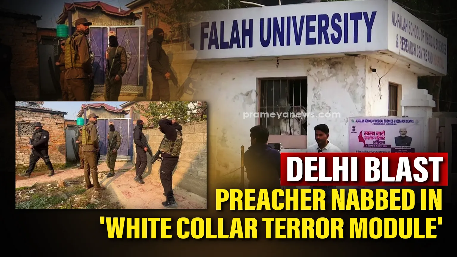 JeM Links Found: Preacher Nabbed in 'White Collar Terror Module' Probe by J&K Police.