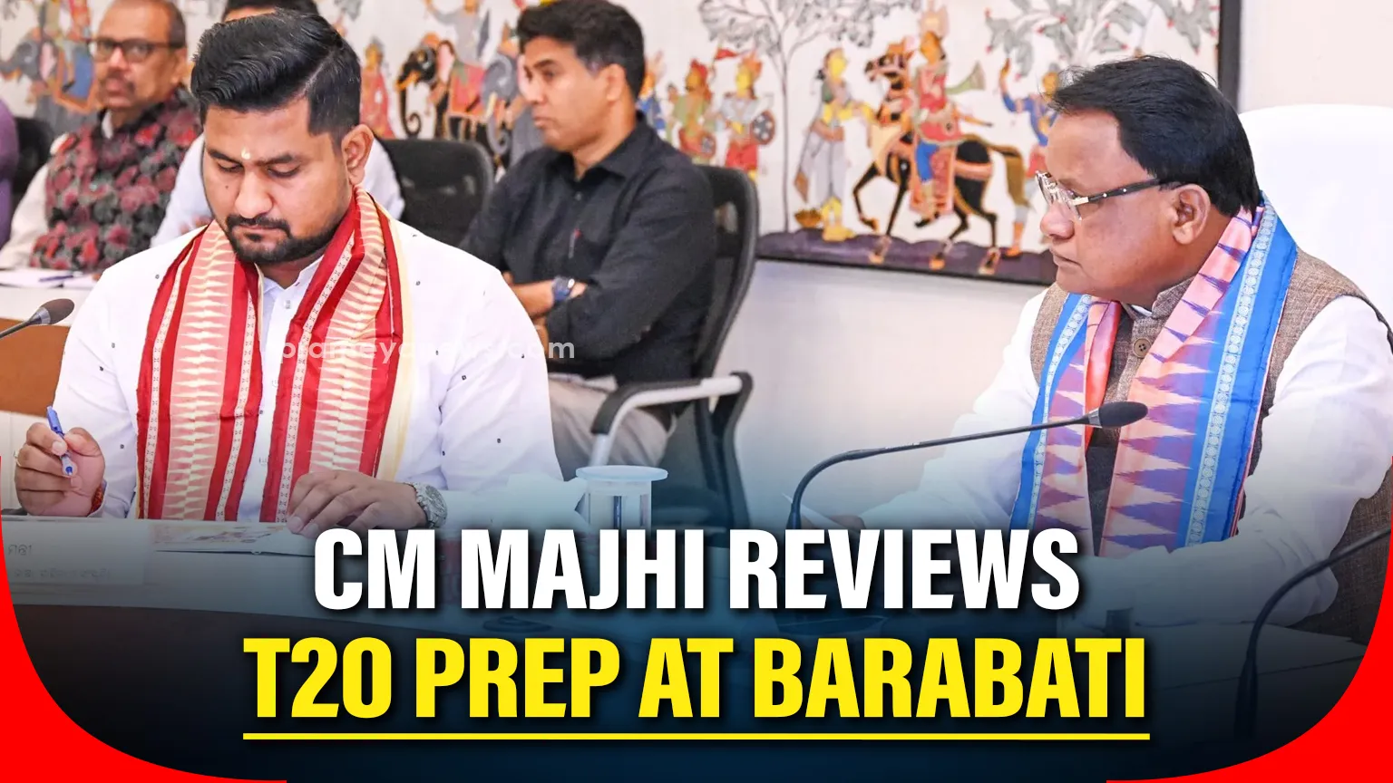 CM Majhi reviews preparations for India–South Africa T20 at Barabati Stadium