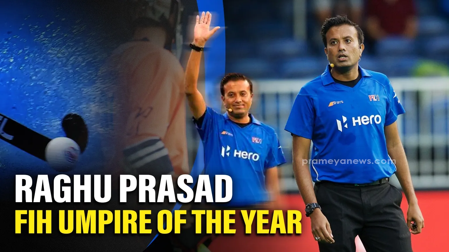 Raghu Prasad Named FIH Male Umpire of the Year; Set to Become First Asian with 200 Caps