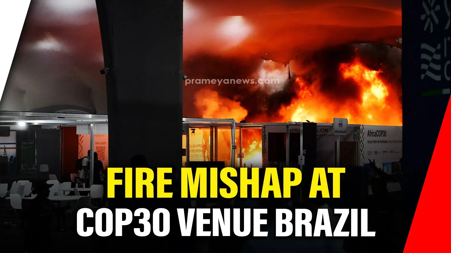 Massive fire breaks out at COP30 venue in Amazon City Brazil, over 20 hospitalized 
