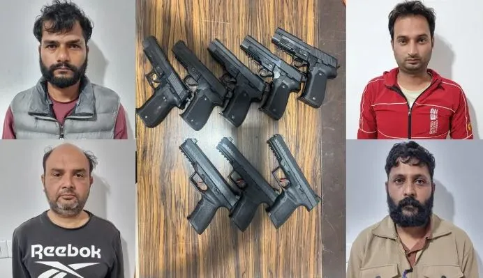 Delhi Police Busts Major Illegal Arms Racket Linked to ISI; Lawrence Bishnoi Gang Supply Chain Broken