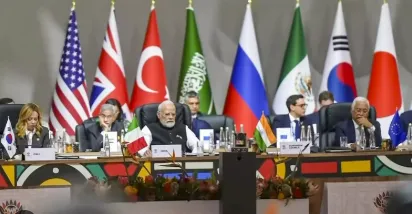 PM Modi calls for revisiting development parameters at G20 Summit