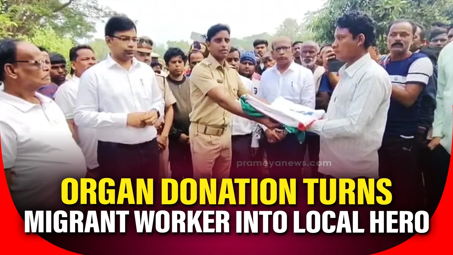 Migrant Worker Panchu Pradhan Returns Home As A Hero After Saving Lives Through Organ Donation